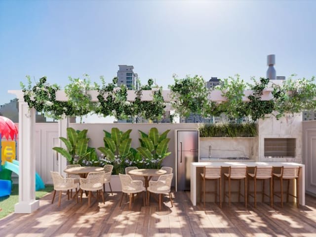 Apartamento com 64m² 2 quartos e 3 banheiros, à venda, no bairro Morretes em Itapema