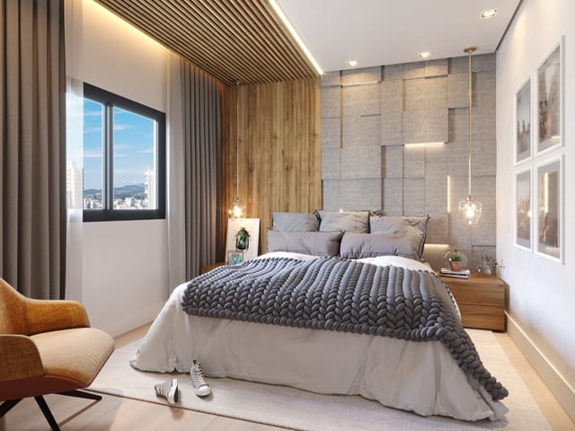 Apartamento com 69m² 2 quartos e 3 banheiros, à venda, no bairro Morretes em Itapema