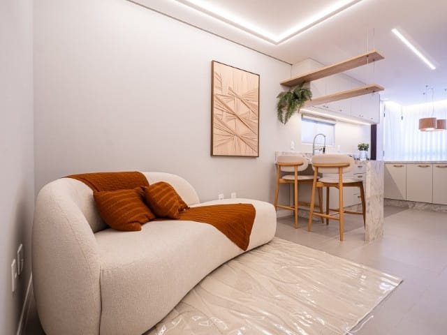 Apartamento com 132m² 2 quartos e 3 banheiros, à venda, no bairro Balneário Perequê em Porto Belo