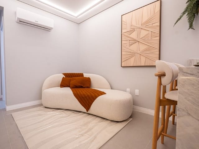 Apartamento com 132m² 2 quartos e 3 banheiros, à venda, no bairro Balneário Perequê em Porto Belo