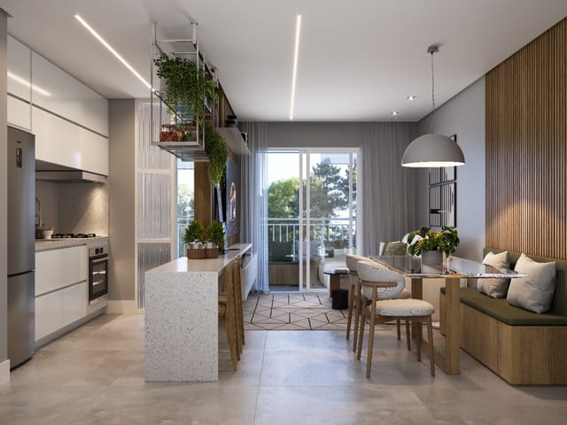 Apartamento 2 quartos e 2 banheiros, à venda, no bairro Tabaú em Pindamonhangaba