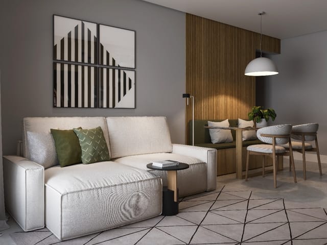 Apartamento 2 quartos e 2 banheiros, à venda, no bairro Tabaú em Pindamonhangaba