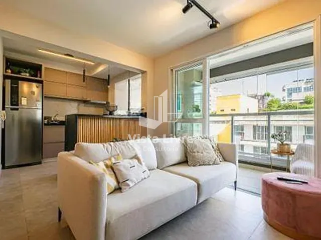 Apartamento com 72m² 1 quarto e 2 banheiros, à venda, no bairro Vila Madalena em São Paulo