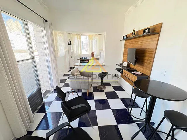 Apartamento 1 quarto e 1 banheiro, à venda, no bairro Boqueirão em Praia Grande
