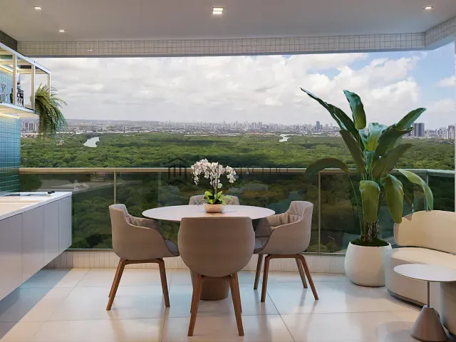 Apartamento 3 quartos e 4 banheiros, à venda, no bairro Boa Viagem em Recife