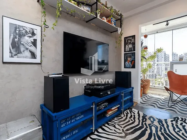 Apartamento com 104m² 2 quartos e 2 banheiros, à venda, no bairro Santo Amaro em São Paulo