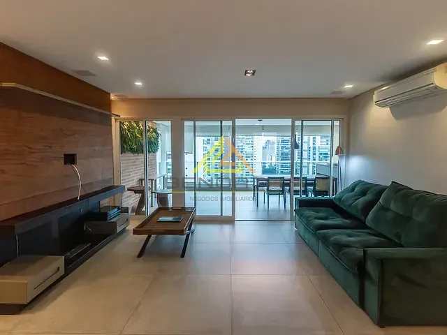 Apartamento com 124m² 2 quartos e 2 banheiros, à venda, no bairro Brooklin Paulista em São Paulo