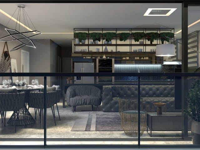 Apartamento com 201m² 3 quartos e 4 banheiros, à venda, no bairro Praia Brava de Itajaí em Itajaí