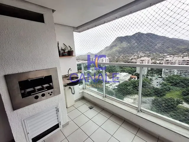 Apartamento com 93m² 3 quartos e 2 banheiros, para alugar, no bairro Recreio dos Bandeirantes em Rio de Janeiro