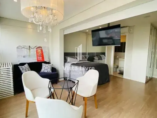 Apartamento com 33m² 1 quarto e 1 banheiro, à venda, no bairro Brooklin Paulista em São Paulo