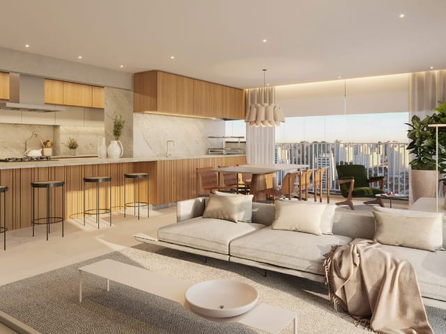 Apartamento com 131m² 3 quartos e 4 banheiros, à venda, no bairro Campo Belo em São Paulo