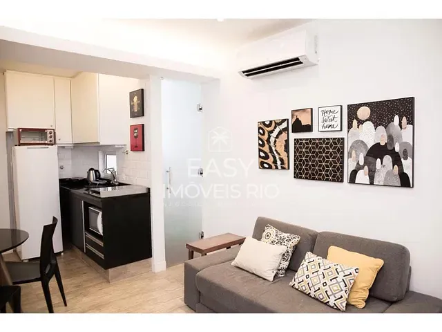 Apartamento com 35m² 1 quarto e 1 banheiro, para alugar, no bairro Ipanema em Rio de Janeiro