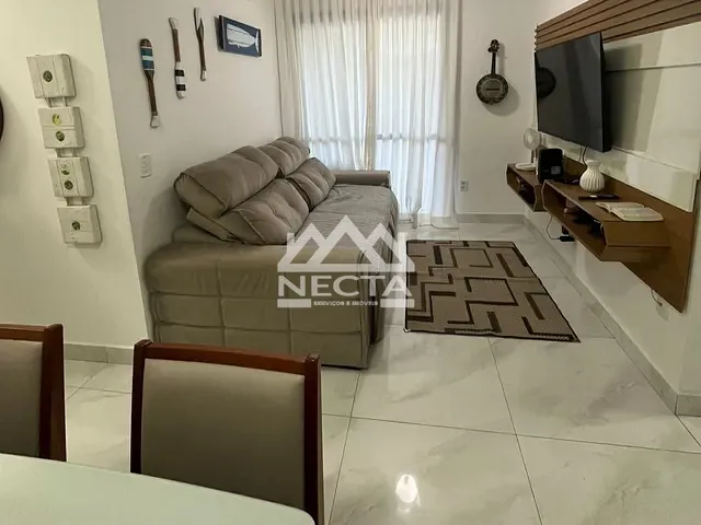 Apartamento com 61m² 2 quartos e 2 banheiros, à venda, no bairro Martim de Sá em Caraguatatuba