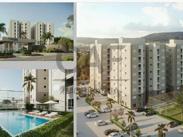 Apartamento 2 quartos e 1 banheiro, à venda, no bairro Vila Mário Finotelli em Jaguariúna