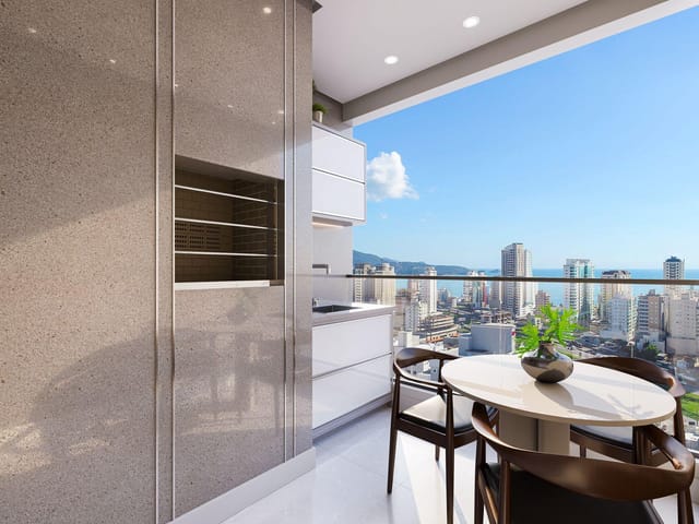 Apartamento com 67m² 2 quartos e 3 banheiros, à venda, no bairro Morretes em Itapema