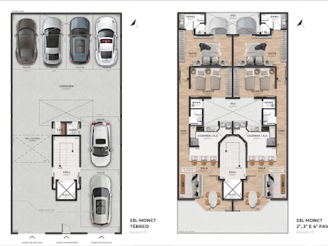Apartamento com 70m² 2 quartos e 2 banheiros, à venda, no bairro Sol e Mar em Macaé
