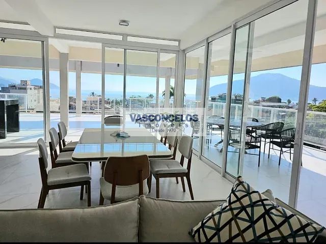 Apartamento com 500m² 3 quartos e 5 banheiros, à venda, no bairro Itaguá em Ubatuba