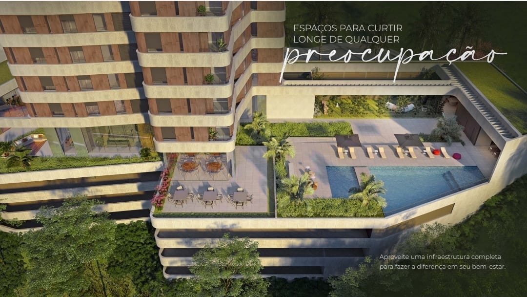 Apartamento três quartos a venda no Vale do Sereno, Nova Lima com duas vagas e varanda na suíte e na sala. Residencial com lazer completo miniatura 23
