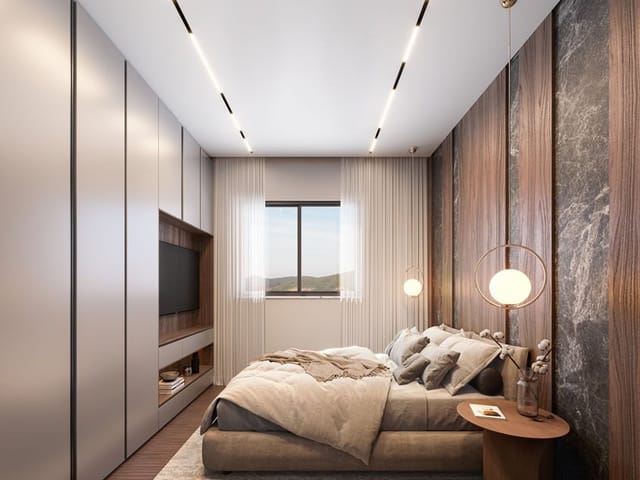 Apartamento com 65m² 2 quartos e 3 banheiros, à venda, no bairro Morretes em Itapema