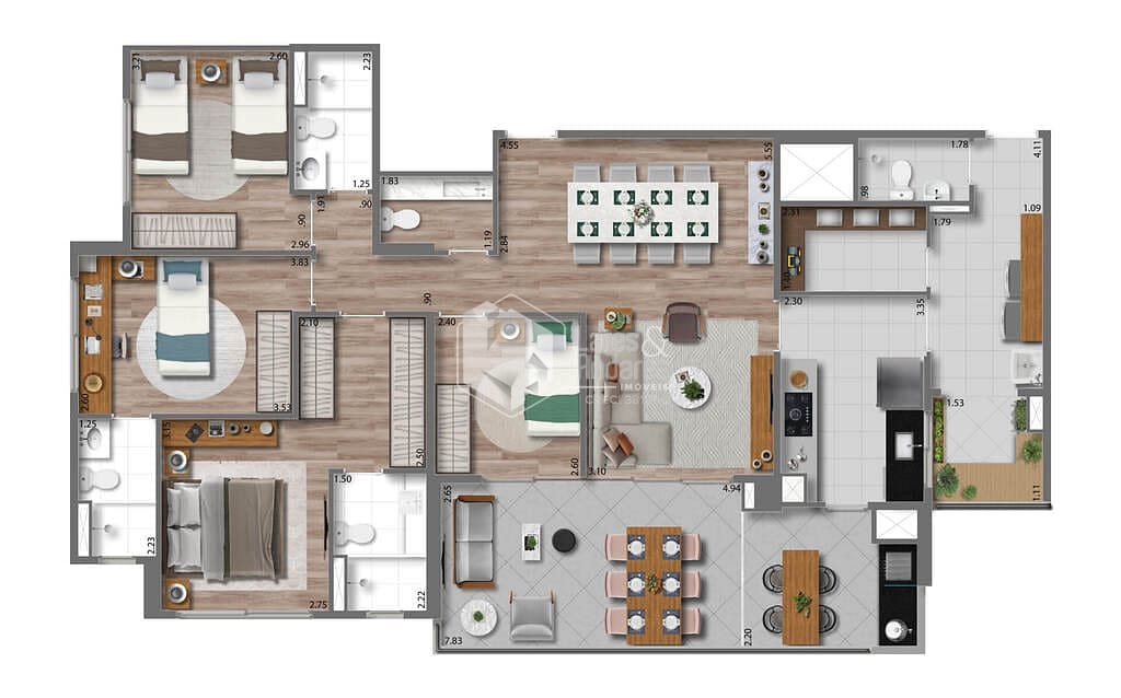 Apartamento, 4 quartos, 133 m² - Foto 27