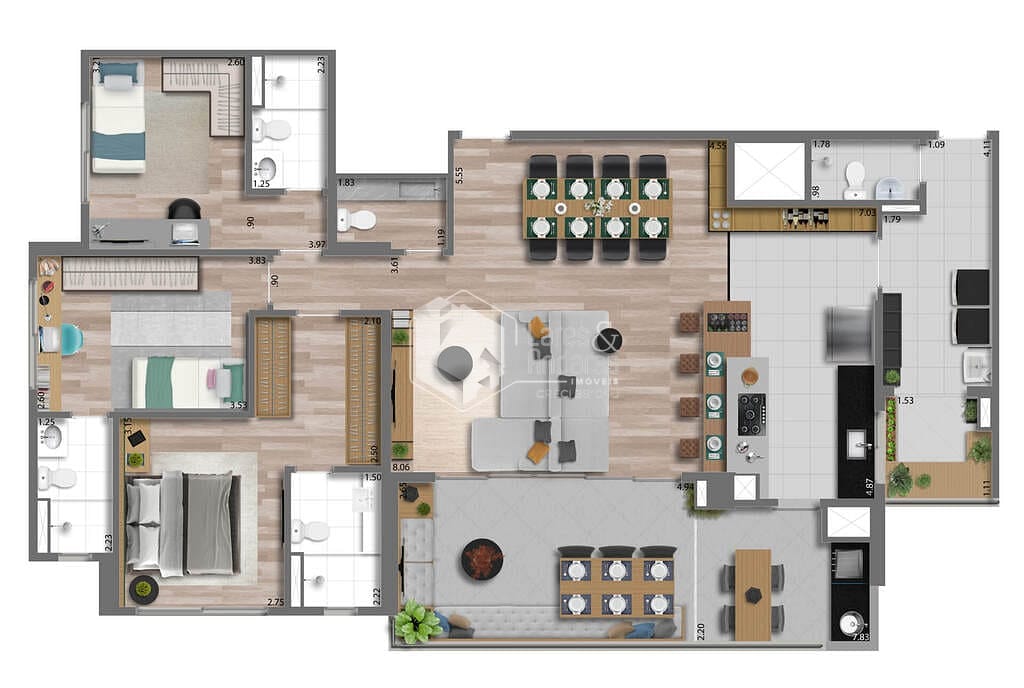 Apartamento, 4 quartos, 133 m² - Foto 28