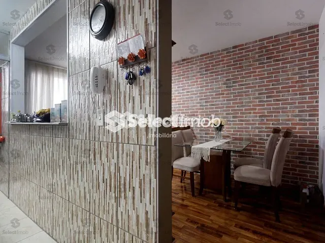 Apartamento com 49m² 2 quartos e 1 banheiro, à venda, no bairro Vila Homero Thon em Santo André