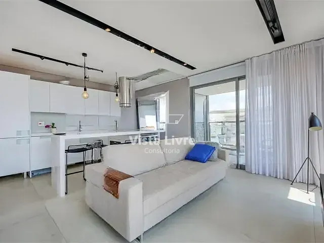 Apartamento com 94m² 1 quarto e 2 banheiros, à venda, no bairro Vila Nova Conceição em São Paulo