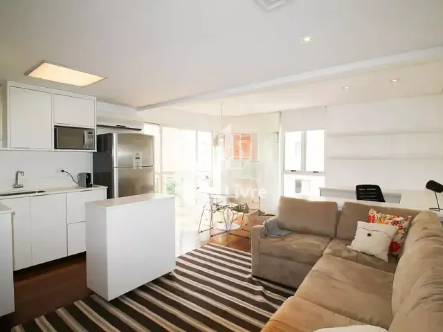 Apartamento com 68m² 1 quarto e 1 banheiro, à venda, no bairro Vila Nova Conceição em São Paulo