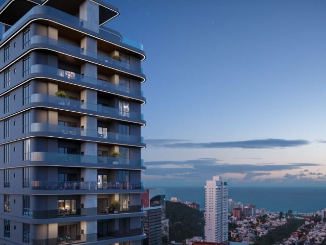 Apartamento com 76m² 2 quartos e 2 banheiros, à venda, no bairro Praia Brava de Itajaí em Itajaí