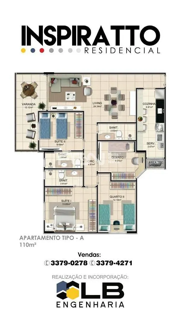 Apartamento, 3 quartos, 10 m² - Foto 7
