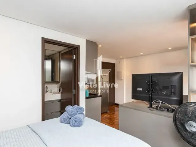 Studio com 30m² 1 quarto e 1 banheiro, à venda, no bairro Pinheiros em São Paulo