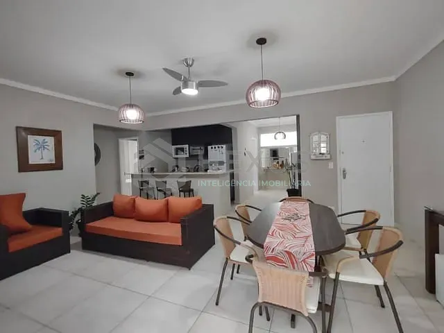 Apartamento com 150m² 3 quartos e 3 banheiros, à venda, no bairro Enseada em Guarujá