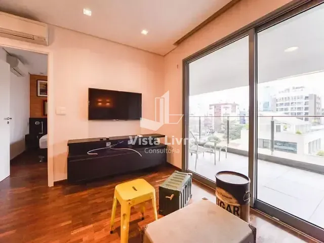 Apartamento com 68m² 1 quarto e 2 banheiros, à venda, no bairro Vila Nova Conceição em São Paulo