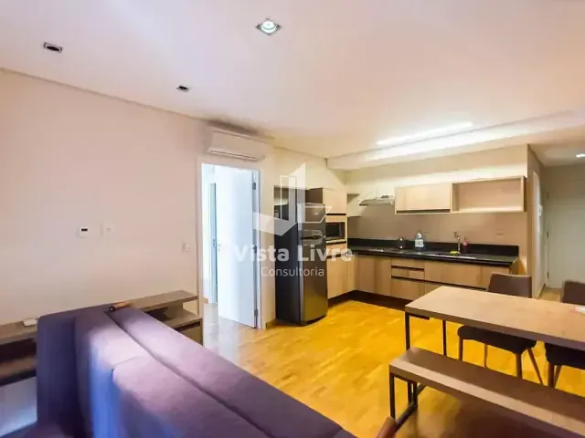 Apartamento com 68m² 1 quarto e 2 banheiros, à venda, no bairro Vila Nova Conceição em São Paulo