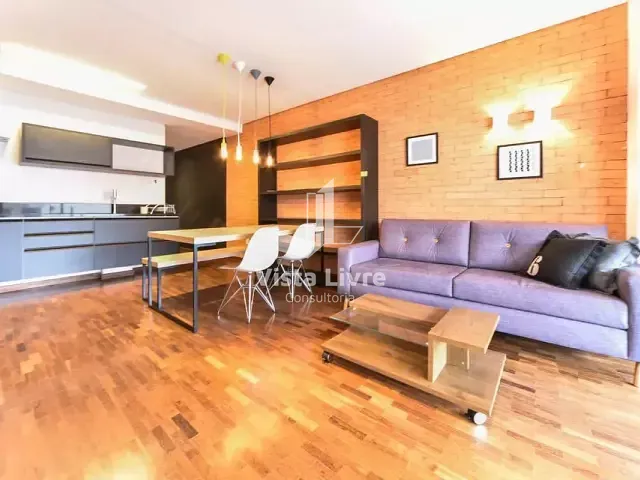 Apartamento com 68m² 1 quarto e 2 banheiros, à venda, no bairro Vila Nova Conceição em São Paulo