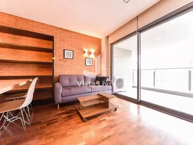 Apartamento com 68m² 1 quarto e 2 banheiros, à venda, no bairro Vila Nova Conceição em São Paulo
