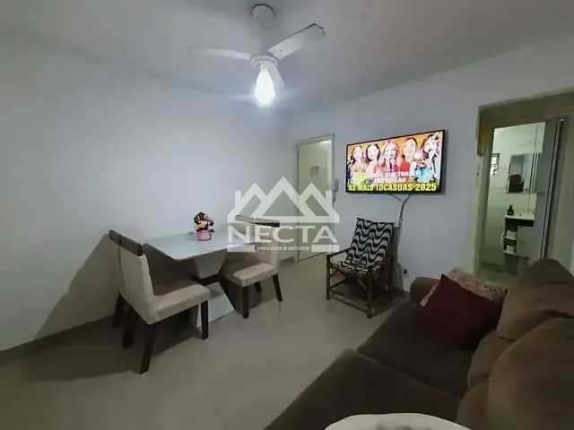 Apartamento com 40m² 2 quartos e 1 banheiro, à venda, no bairro Indaiá em Caraguatatuba