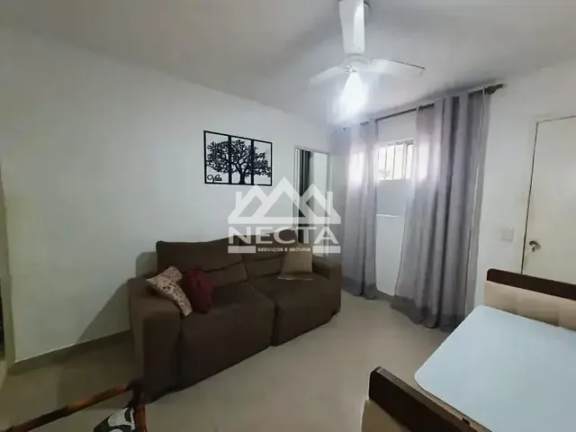 Apartamento com 40m² 2 quartos e 1 banheiro, à venda, no bairro Indaiá em Caraguatatuba