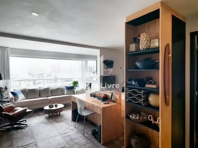 Apartamento com 45m² 1 quarto e 1 banheiro, à venda, no bairro Brooklin Paulista em São Paulo