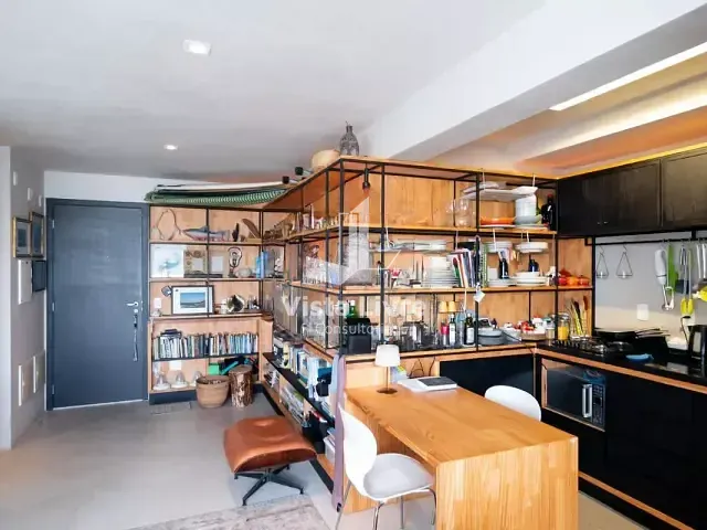 Apartamento com 45m² 1 quarto e 1 banheiro, à venda, no bairro Brooklin Paulista em São Paulo