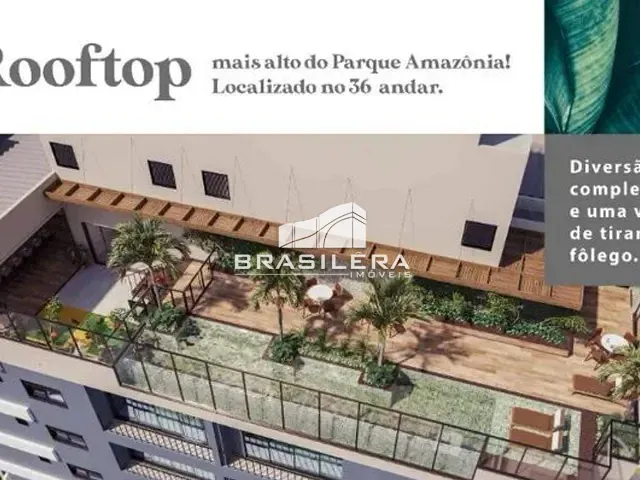Apartamento com 65m² 2 quartos e 3 banheiros, à venda, no bairro Parque Amazônia em Goiânia