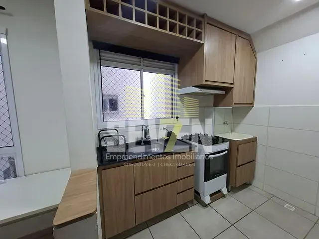 Apartamento 2 quartos e 1 banheiro, para alugar, no bairro Vitta São José em Bauru