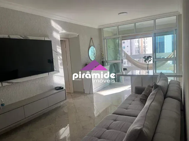 Apartamento com 105m² 3 quartos e 3 banheiros, à venda, no bairro Jardim Aquarius em São José dos Campos