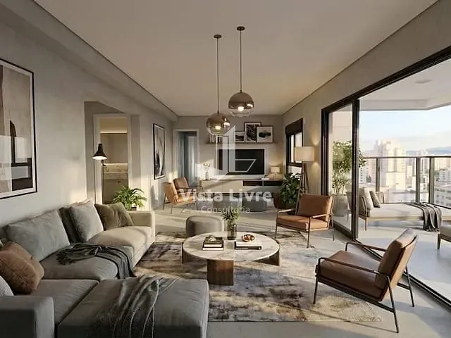 Apartamento com 130m² 3 quartos e 5 banheiros, à venda, no bairro Sumaré em São Paulo