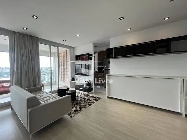 Apartamento com 45m² 1 quarto e 1 banheiro, à venda, no bairro Brooklin Paulista em São Paulo