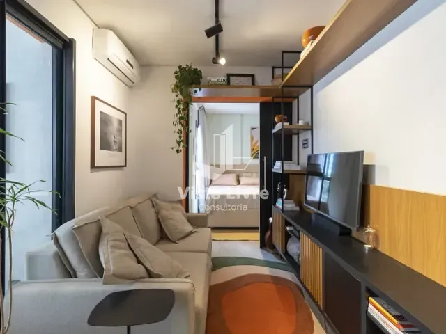 Apartamento com 44m² 1 quarto e 1 banheiro, à venda, no bairro Pinheiros em São Paulo