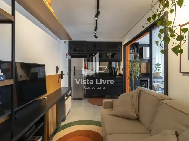 Apartamento com 44m² 1 quarto e 1 banheiro, à venda, no bairro Pinheiros em São Paulo