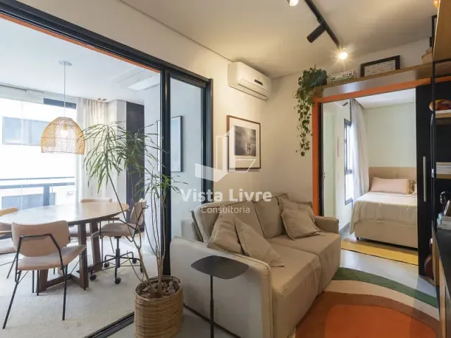 Apartamento com 44m² 1 quarto e 1 banheiro, à venda, no bairro Pinheiros em São Paulo