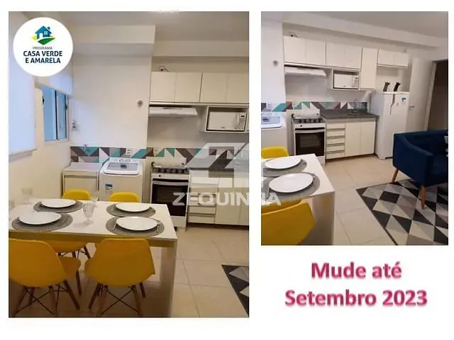 Apartamento com 37m² 2 quartos e 1 banheiro, à venda, no bairro Santa Maria em Osasco