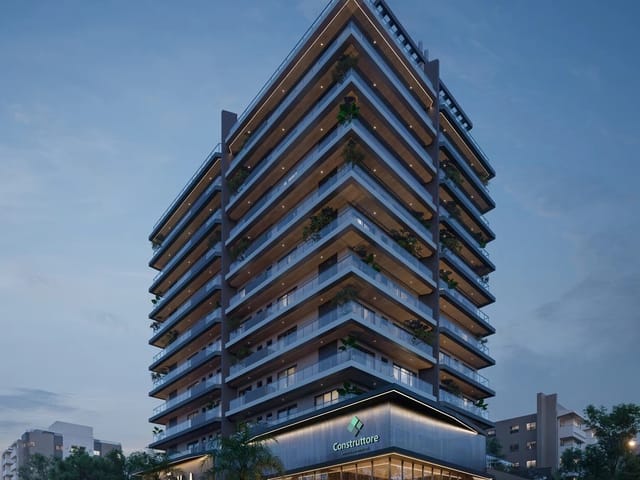 Apartamento com 165m² 3 quartos e 4 banheiros, à venda, no bairro Praia Brava de Itajaí em Itajaí